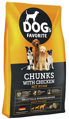 HAPPY DOG Dog's Favorite Chunks Hundetrockenfutter