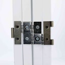 Vorschaubild TRIXIE Hunde-Absperrgitter 4-teilig mit kleiner Tür 60-160x81cm weiß