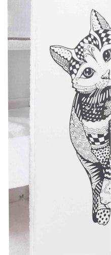 TRIXIE Kratzbaum Maria 101cm weiß/grau