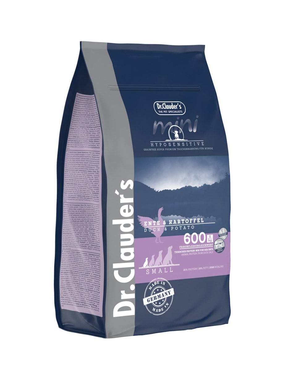 Dr. Clauder’s Best Choice Lifecycle Hyposensitive Ente & Kartoffel Mini Hundetrockenfutter 2 Kilogramm