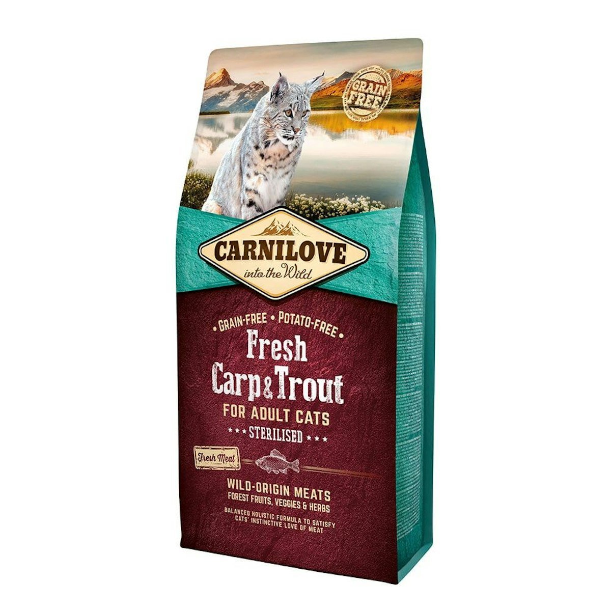 Carnilove Katze Trockenfutter Karpfen und Forelle 1 x 6kg