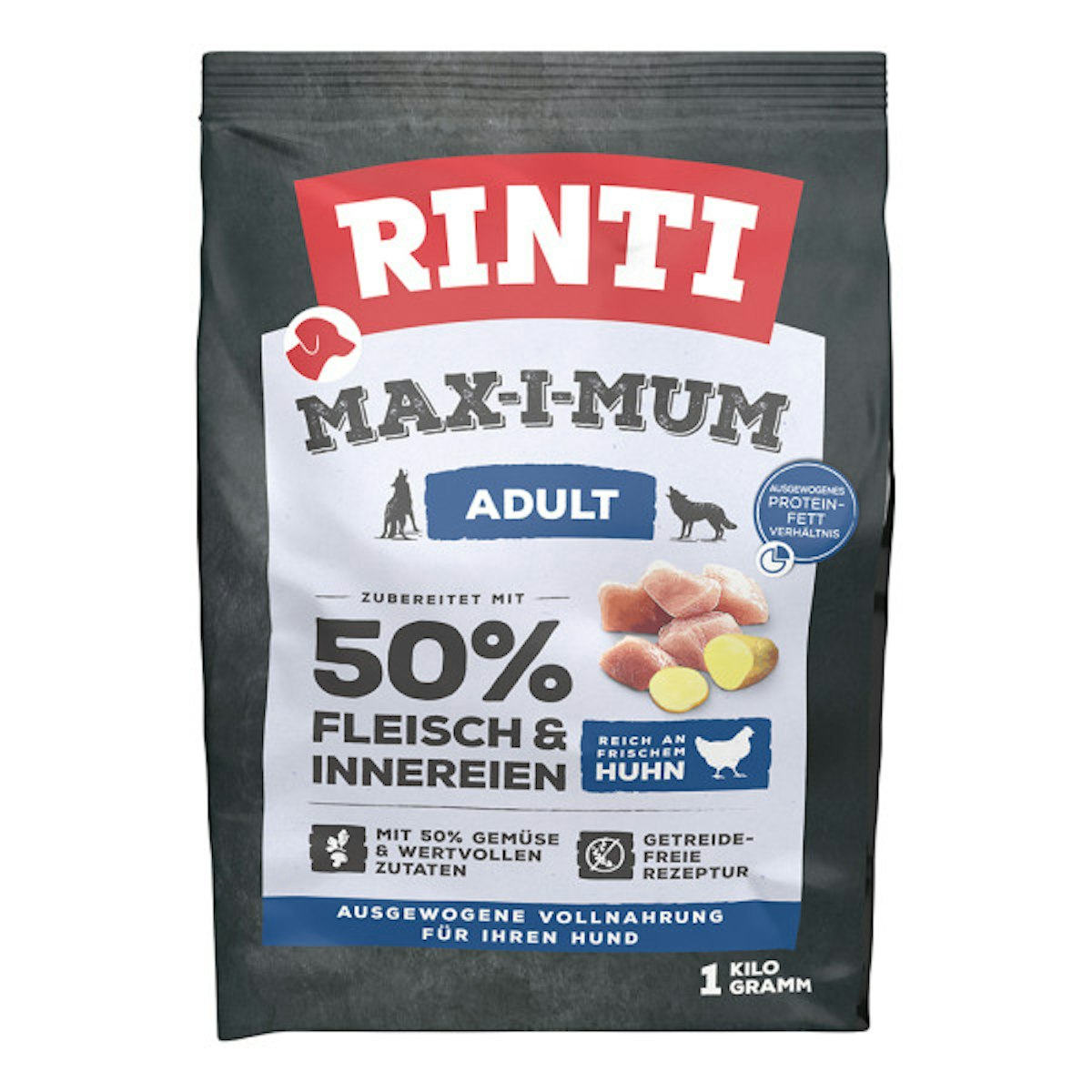 Rinti Max-i-mum 50% Adult 7 x 1kg Huhn
