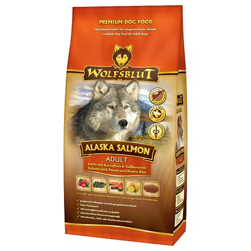 WOLFSBLUT Alaska Salmon Lachs mit Kartoffeln & Vollkornreis Hundetrockenfutter