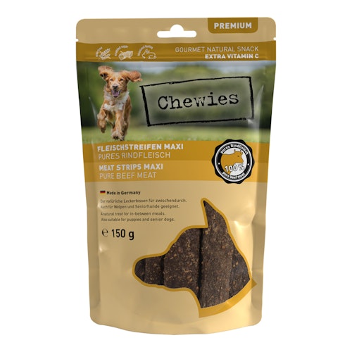 Chewies Maxi Fleischstreifen 150 Gramm Hundesnack