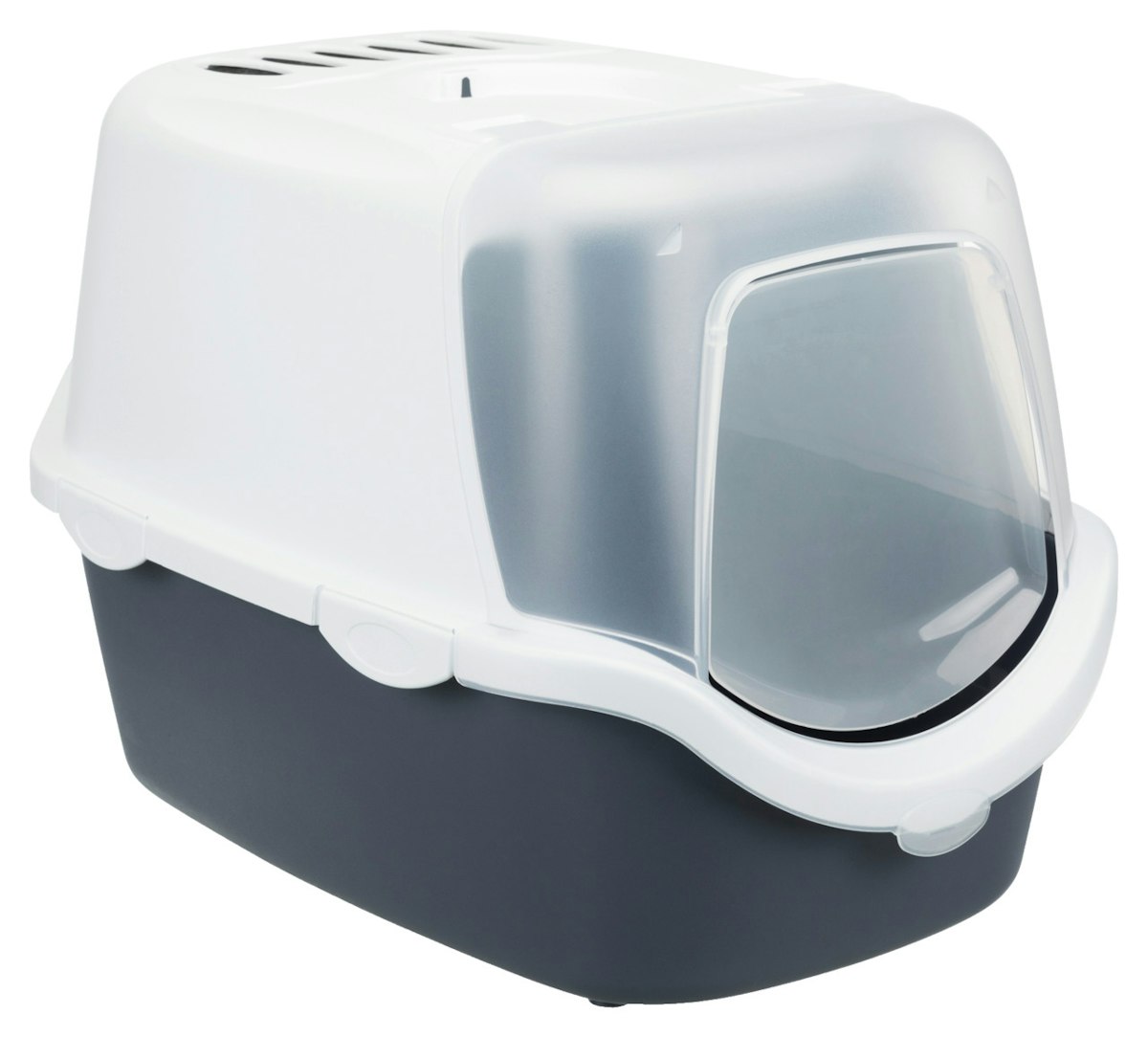 TRIXIE Vico OpenTop Katzentoilette blaugrau/weiß