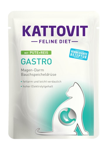 KATTOVIT Feline Diet Gastro 85g Beutel Katzennassfutter Diätnahrung