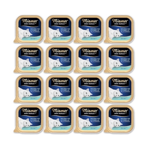 Miamor Milde Mahlzeit 100g Schale Katzennassfutter