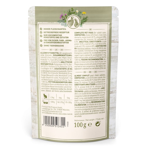 WILDES LAND Katze CLASSIC 90 / 100g