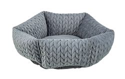 TRIXIE Bett Livia, rund, ø 50 cm, grau