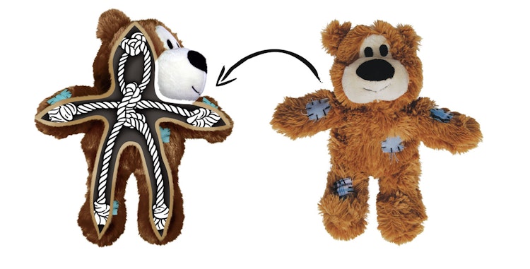 KONG Wild Knots Bär Hundespielzeug