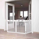 Vorschaubild TRIXIE Hunde-Absperrgitter MDF 4-teilig 60-160x75cm weiß