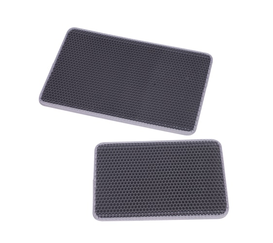 NOBBY Sieb-Vorleger Katzentoilette grau eckig 39 x 60 cm