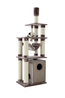 NOBBY Kratzbaum "TELDE" cappuccino; 80 x 60 x 232-252 cm