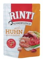 RINTI Kennerfleisch Pouchbeutel 400g Hundenassfutter