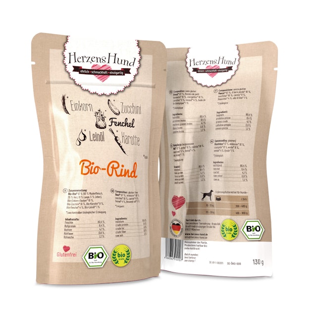 Herzenshund 130 Gramm HundenassfutterVorschaubild