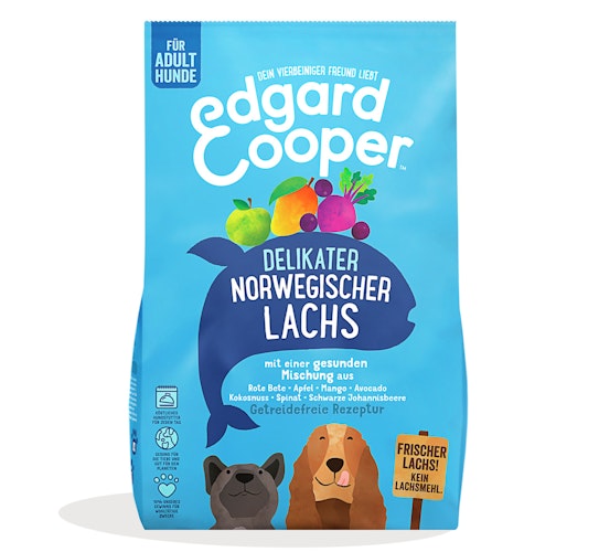 Edgard&Cooper Adult norwegischer Lachs getreidefrei Hundetrockenfutter