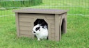 Vorschaubild TRIXIE natura Haus 50 x 30 x 37 Centimeter grau Kleintierheim