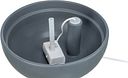 Vorschaubild TRIXIE Trinkbrunnen Vital Dome, Keramik, 1,5 l/20 × 10 × 20 cm, grau/weiß