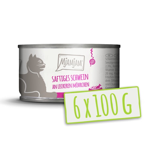 MJAMJAM 100 Gramm Katzennassfutter