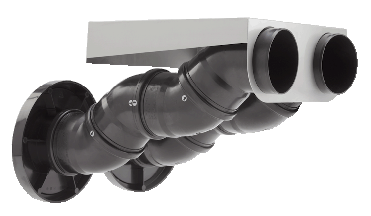 Oase Ablaufset für ProfiClear Premium gepumpt