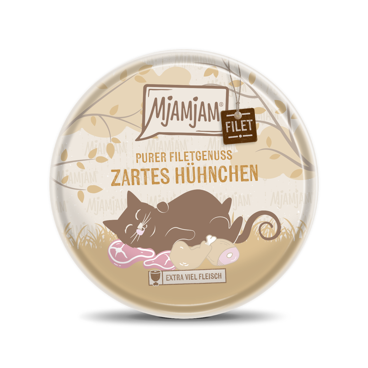 MjAMjAM – filetgenuss 80g MjAMjAM Katze Sparpaket 32x80g Filetgenuss zartes Hühnchen