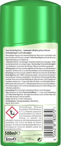 Tetra Pond AlgoFree Algenbekämpfungsmittel