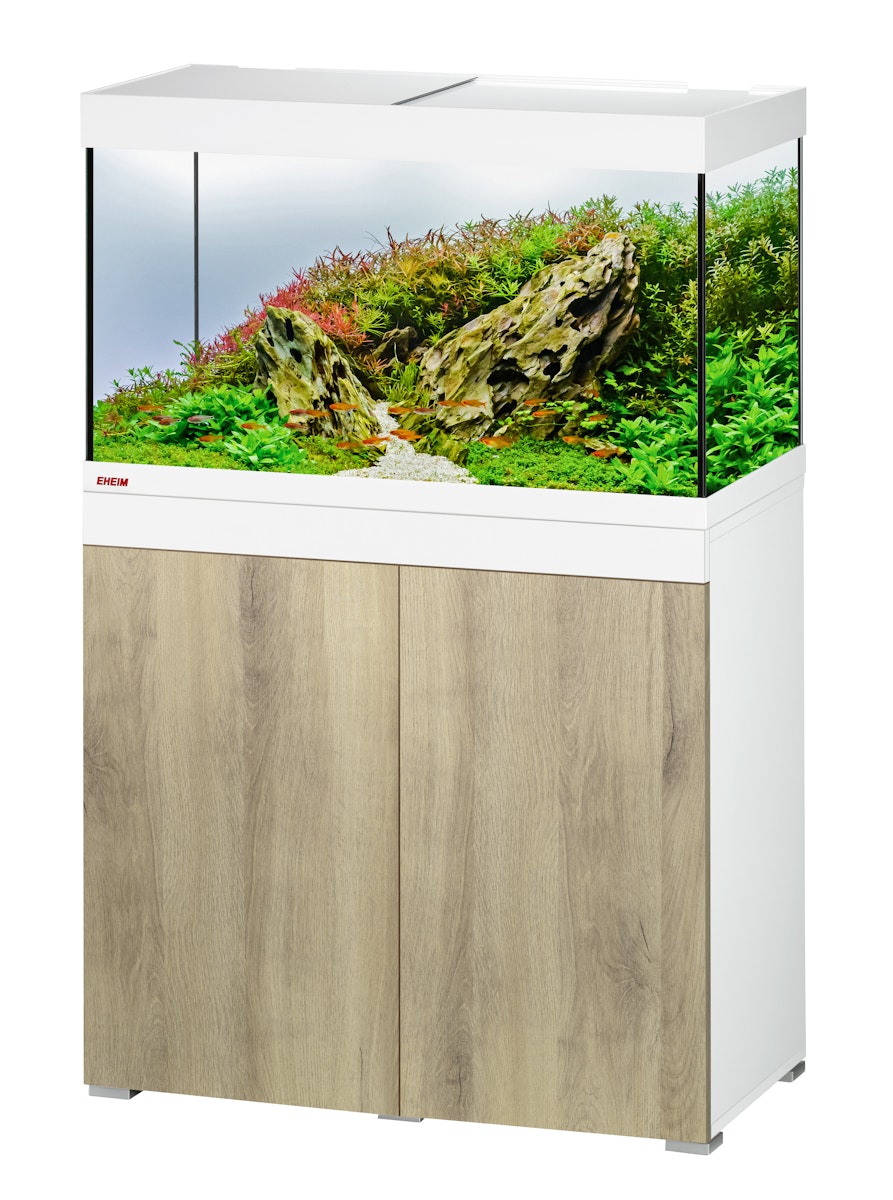 EHEIM vivaline 180 LED Aquarium mit Unterschrank arctic/wood