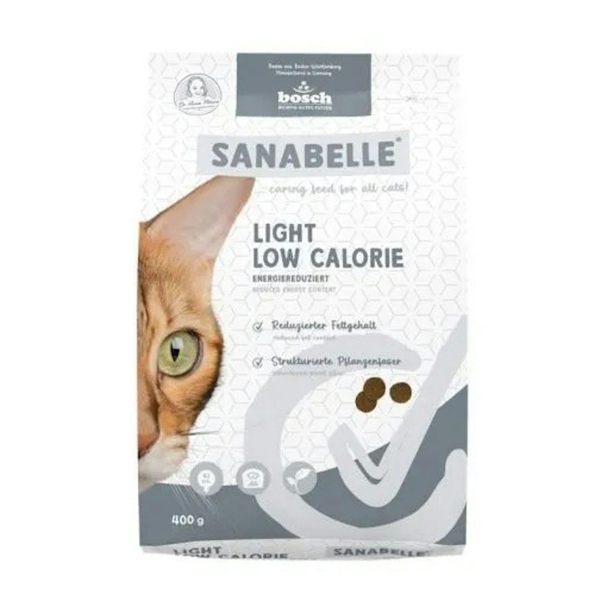 Sanabelle 6 x 400g Light Low Calorie Katzentrockenfutter-Sparpaket
