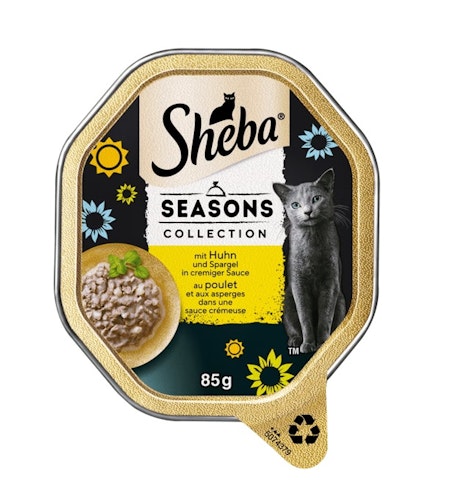 Sheba Seasons Collection 85 Gramm Schale Katzennassfutter