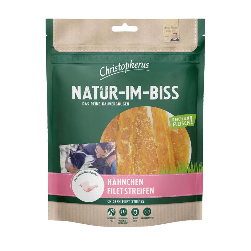 Christopherus 300g Natur-Im-Biss Filetstreifen Hundesnack