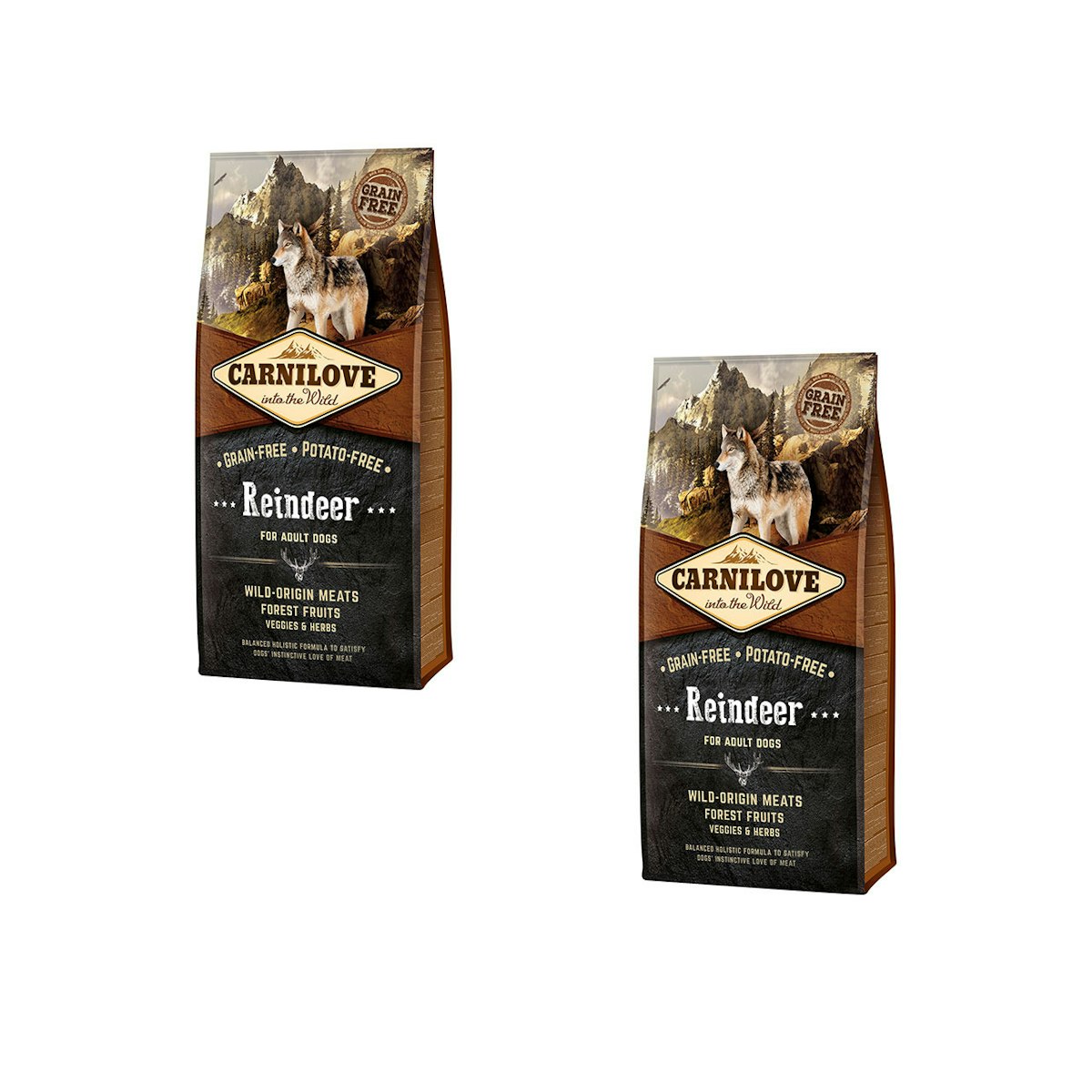 CARNILOVE Adult Reindeer Hundetrockenfutter Sparpaket 2 x 12 Kilogramm CARNILOVE Adult Reindeer Hundetrockenfutter Sparpaket 2 x 12 Kilogramm