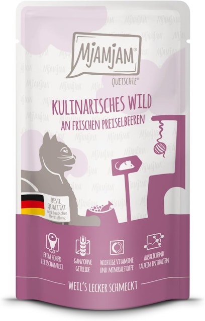 MJAMJAM Quetschies 125g Beutel KatzennassfutterVorschaubild