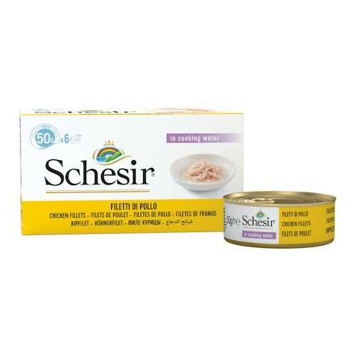 Schesir 6 x 50g Multipack Katzennassfutter