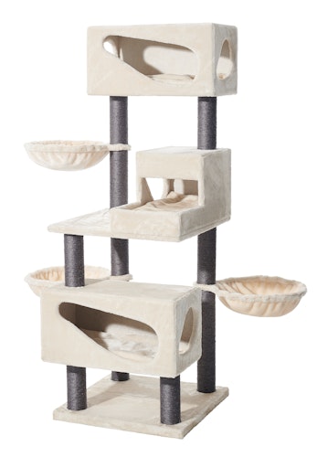 NOBBY Kratzbaum  "CORLU" cream; 60 x 60 x 171 cm