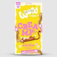 WOW Creamy Snack Huhn CAT 5 x 16g