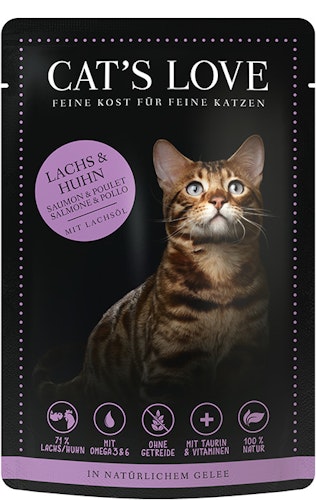 Cat's Love Adult Mix 85g Beutel Katzennassfutter