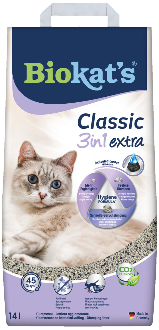 Biokat's Classic 3in1 extra 14 Liter Katzenstreu