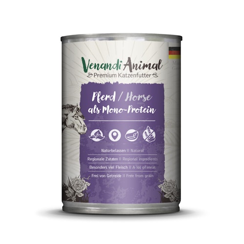 Venandi Animal Monoprotein 400g Katzennassfutter