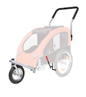 TRIXIE Jogger-Umbausatz für Fahrrad-Anhänger L schwarz/rot (#12817)