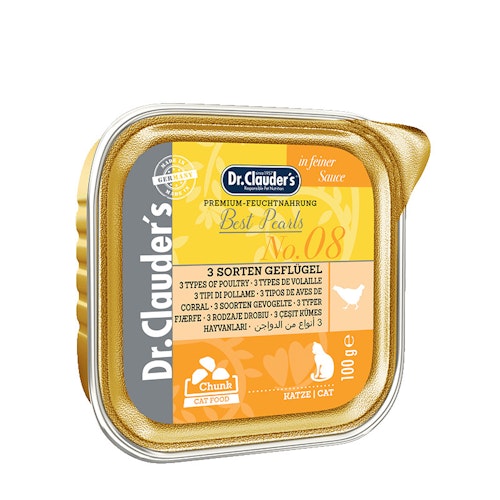 Dr. Clauder's Premium 100g Schale Katzennassfutter