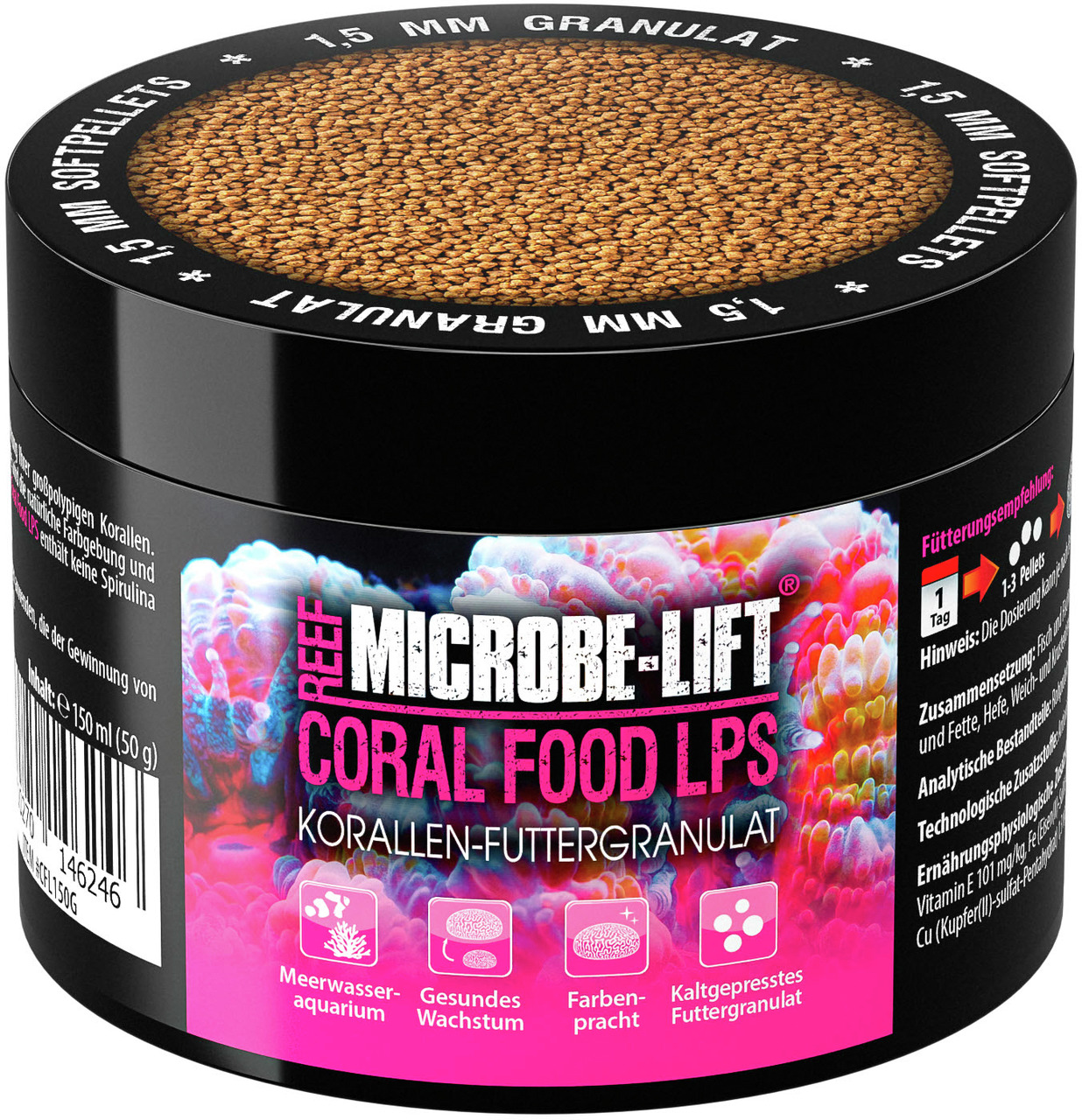 MICROBE-LIFT LPS Staubfutter 150 Milliliter Korallenfutter