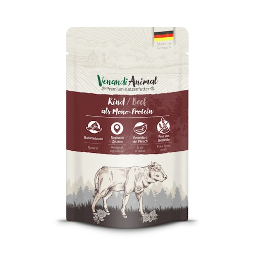 Venandi Animal Monoprotein 125g Katzennassfutter