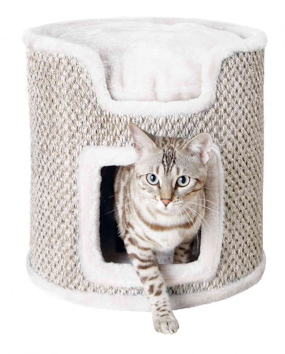 TRIXIE Kratzbaum Cat Tower Ria 37cm lichtgrau/natur