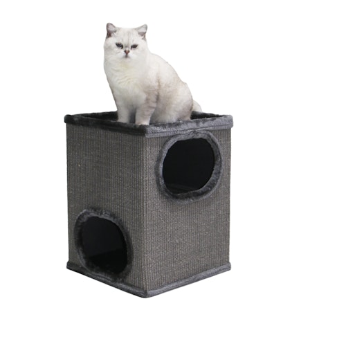 NOBBY Kratztonne "ADRA I" dunkelgrau 38 x 38 x 50 cm