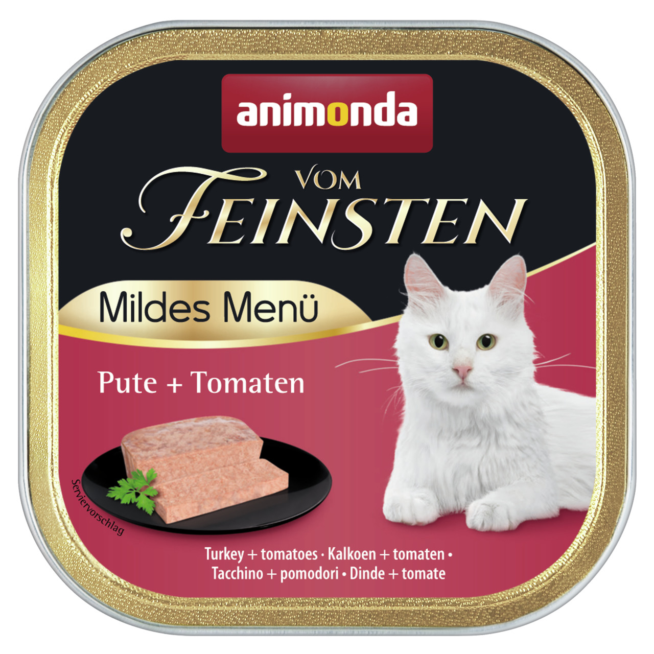 animonda Vom Feinsten Mildes Menü 100g Schale Katzennassfutter
