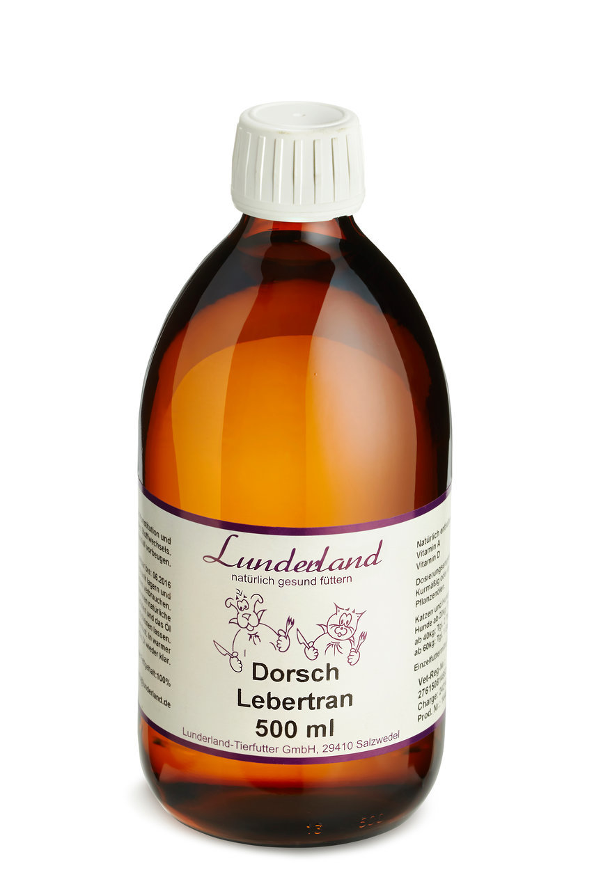 Lunderland Dorschlebertran 500ml Nahrungsergänzung