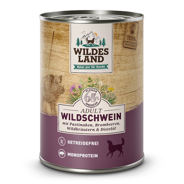 Wildes Land Hundenassfutter 400gVorschaubild