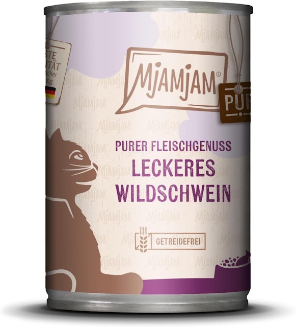 MJAMJAM Purer Fleischgenuss 400g Dose KatzennassfutterVorschaubild