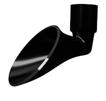 DENNERLE Ersatzteil Lily Pipe schwarz Aquarienzubehör