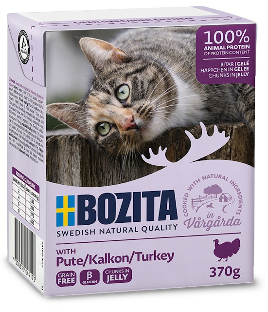 Bozita Häppchen in Gelee 370 Gramm KatzennassfutterVorschaubild